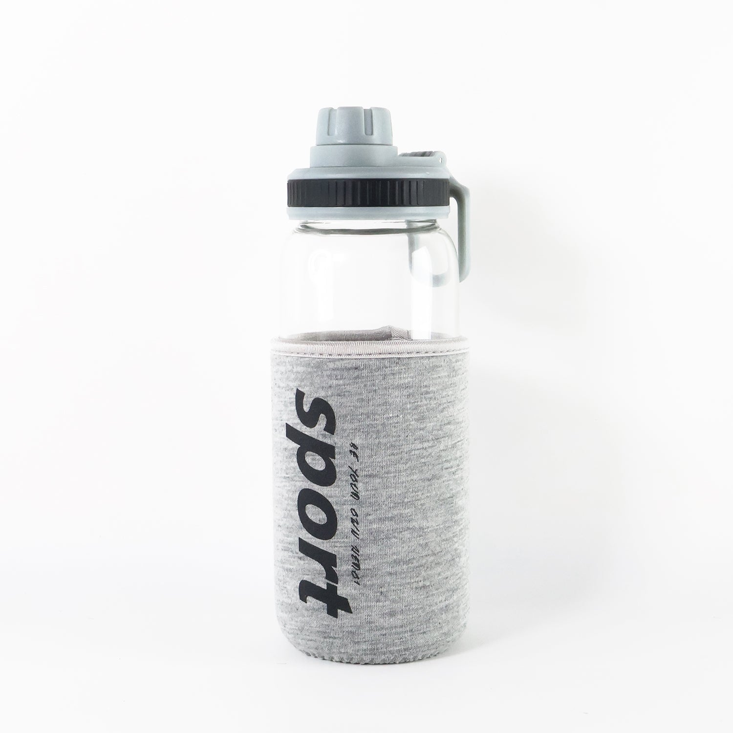 Sports Water Bottle with Protective Sleeve - (1 Pc) Sports Water Bottle with Protective Sleeve - (1 Pc)